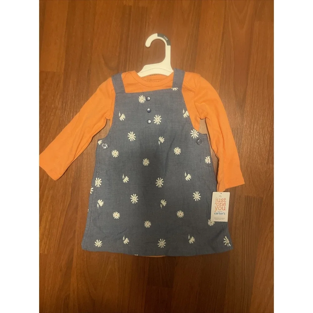 Carter's Baby Girl Lot of 3 Clothing New with Tags Sizes 18‎ MO
